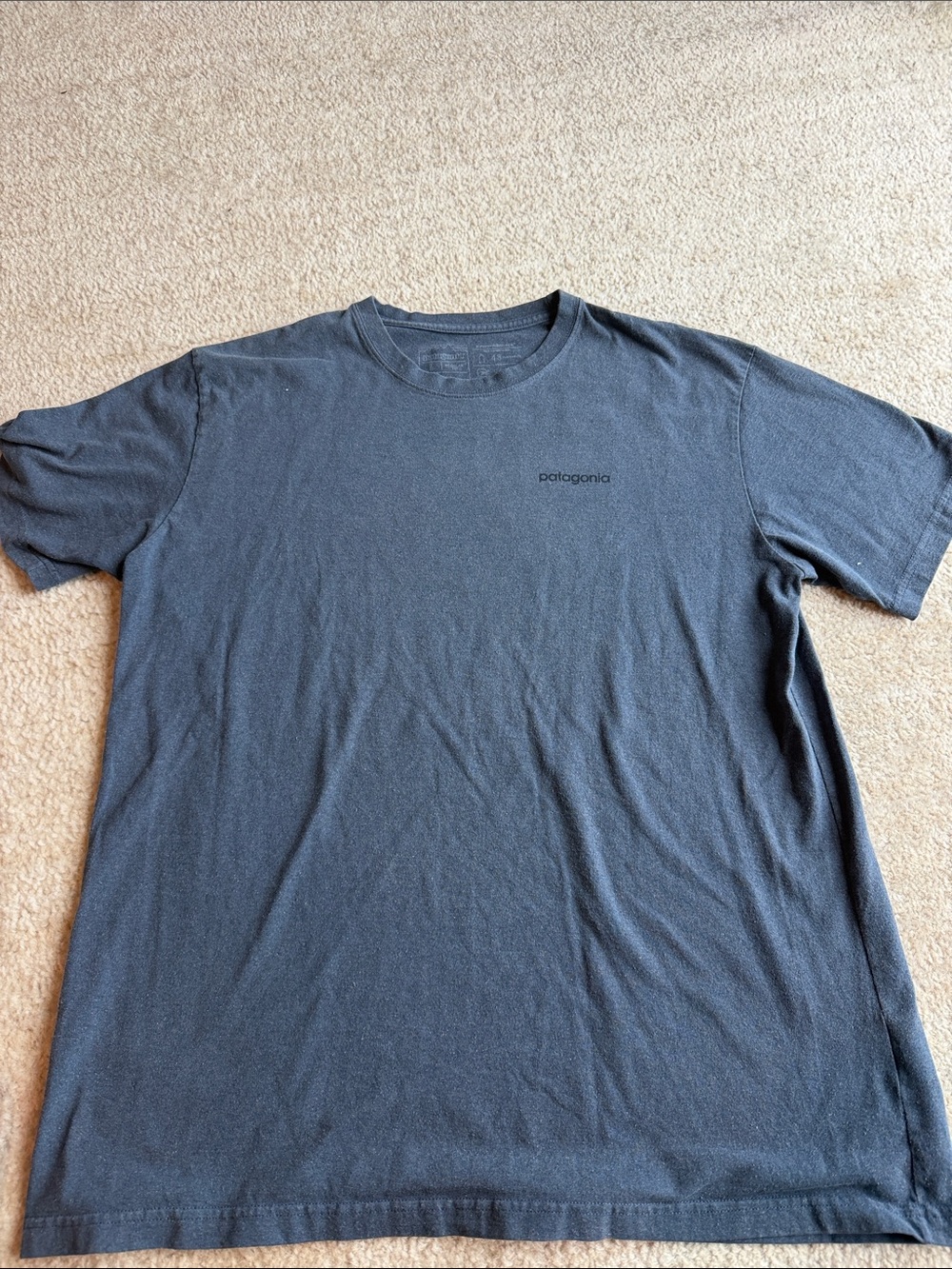 Patagonia Men's Short-Sleeve Crew T-Shirt - Charcoal